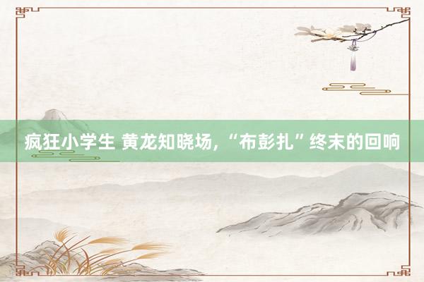疯狂小学生 黄龙知晓场, “布彭扎”终末的回响
